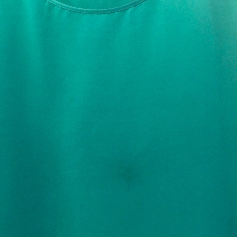 Robert Rodriguez Emerald Green Side Split Hem Tank - image 4